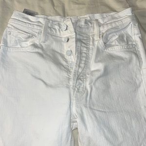 Mother The Tripper white jeans 25